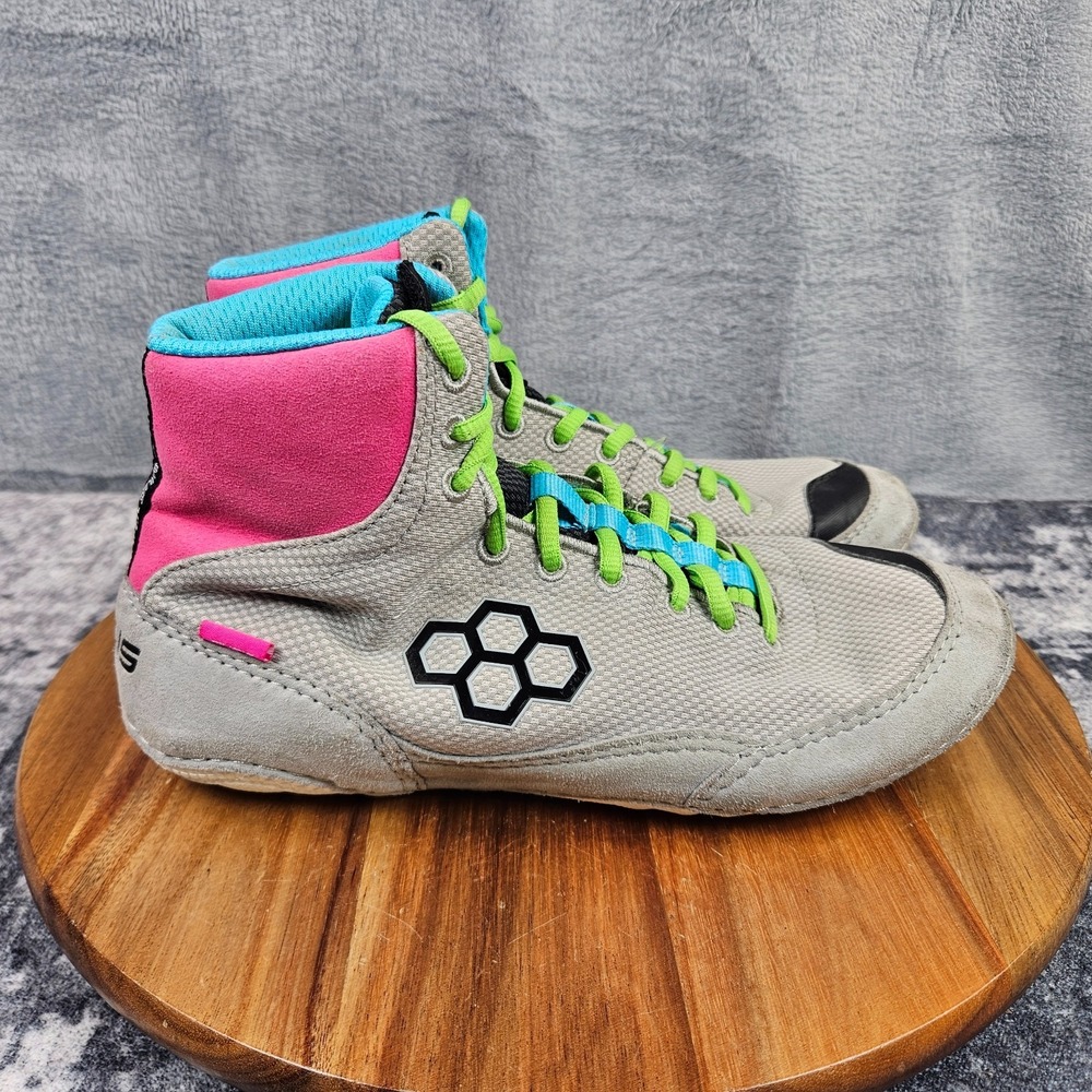 RUDIS Colt 2.0 Wrestling Shoes Mens 7.5 Multicolor Suede Athletic MMA Sneakers